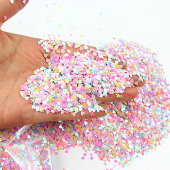 10g/τσάντα Mini Mouse Heart Confetti Nails Glitter Sequins For Crafts Διακόσμηση νυχιών Πιλέτες Παγιέτες DIY Αξεσουάρ ραπτικής