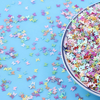 10g/τσάντα Mini Mouse Heart Confetti Nails Glitter Sequins For Crafts Διακόσμηση νυχιών Πιλέτες Παγιέτες DIY Αξεσουάρ ραπτικής