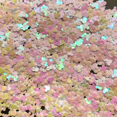 10g/maisiņš Mini Mouse Sirds Konfeti Nagi Mirdzoši vizuļi Amatniecībai Nagu mākslas rotājumi Pailletes sequin DIY šūšanas piederumi