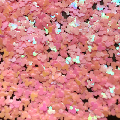 10g/maisiņš Mini Mouse Sirds Konfeti Nagi Mirdzoši vizuļi Amatniecībai Nagu mākslas rotājumi Pailletes sequin DIY šūšanas piederumi