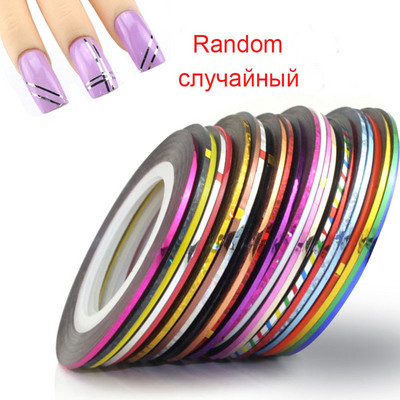 1 doboz 10 ml-es holografikus körömlakk flitter Candy színes vegyes méretű sorozat készlet csillámpor barkácsoláshoz körömlakk dekorációhoz