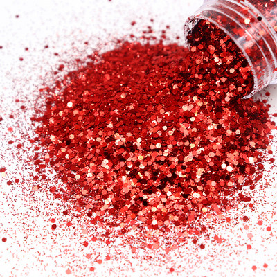 1 doboz 10 ml-es holografikus körömlakk flitter Candy színes vegyes méretű sorozat készlet csillámpor barkácsoláshoz körömlakk dekorációhoz