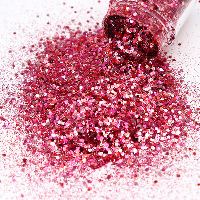 1 doboz 10 ml-es holografikus körömlakk flitter Candy színes vegyes méretű sorozat készlet csillámpor barkácsoláshoz körömlakk dekorációhoz