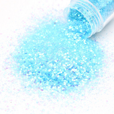 1 doboz 10 ml-es holografikus körömlakk flitter Candy színes vegyes méretű sorozat készlet csillámpor barkácsoláshoz körömlakk dekorációhoz