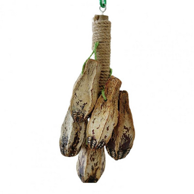 Videi draudzīgs mājdzīvnieku putns košļāt piekaramo kulonu papagaiļa rotaļlieta Zobu griešana Atvieglo garlaicību