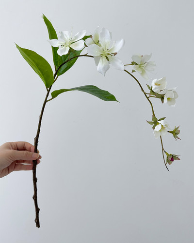 Jázmin mesterséges függő virágok dekoratív erkély művészet mesterséges selyem virágok, mint a valódi függő dekoráció esküvőre