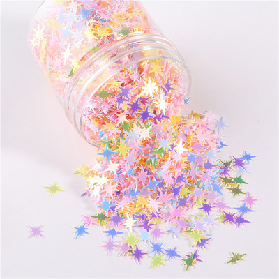 Vegyes méretek/formák Pehely konfetti csillag Szív virág Hold Kagyló flitterek Paillettes 3D csillámok barkácsoláshoz körömdíszítéshez és esküvői kiegészítőkhöz