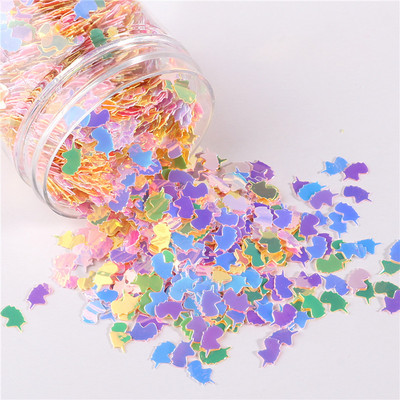 Vegyes méretek/formák Pehely konfetti csillag Szív virág Hold Kagyló flitterek Paillettes 3D csillámok barkácsoláshoz körömdíszítéshez és esküvői kiegészítőkhöz