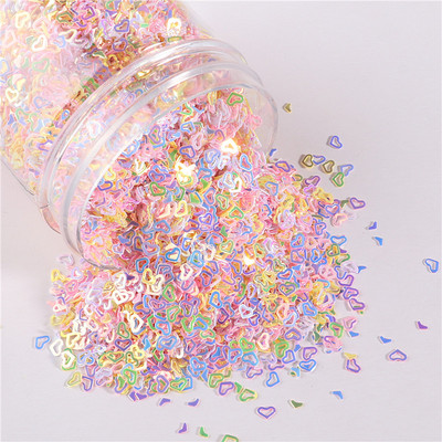 Vegyes méretek/formák Pehely konfetti csillag Szív virág Hold Kagyló flitterek Paillettes 3D csillámok barkácsoláshoz körömdíszítéshez és esküvői kiegészítőkhöz