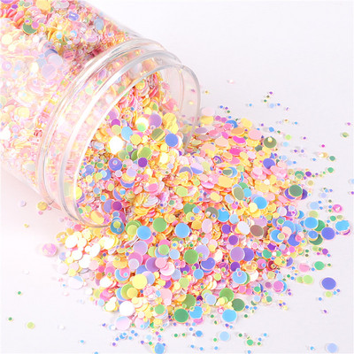 Vegyes méretek/formák Pehely konfetti csillag Szív virág Hold Kagyló flitterek Paillettes 3D csillámok barkácsoláshoz körömdíszítéshez és esküvői kiegészítőkhöz