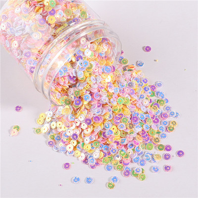 Vegyes méretek/formák Pehely konfetti csillag Szív virág Hold Kagyló flitterek Paillettes 3D csillámok barkácsoláshoz körömdíszítéshez és esküvői kiegészítőkhöz