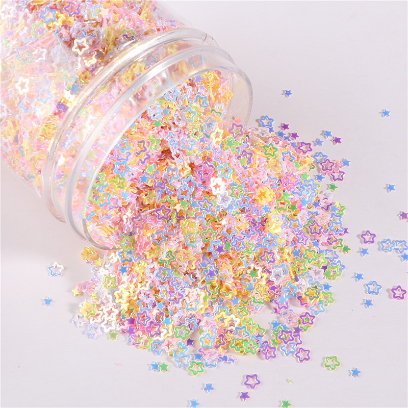Vegyes méretek/formák Pehely konfetti csillag Szív virág Hold Kagyló flitterek Paillettes 3D csillámok barkácsoláshoz körömdíszítéshez és esküvői kiegészítőkhöz