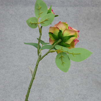 нова роза изкуствени цветя 2 глави роза Пластмасови флорални растения Начало Хотел Коледен декор Сватбен букет цветы для декора мелкие