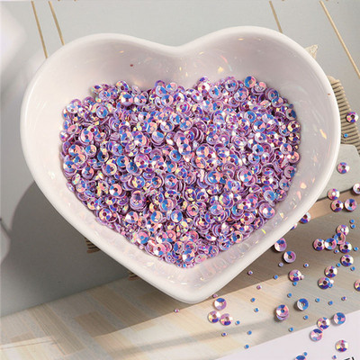 1000gab./partija 3/4mm vidējā cauruma adata, ieliekta sequins PVC pailletes DIY amatniecības kāzu šūšana roku darbs Lentejuelas aksesuāri