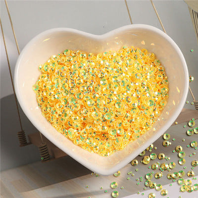 1000gab./partija 3/4mm vidējā cauruma adata, ieliekta sequins PVC pailletes DIY amatniecības kāzu šūšana roku darbs Lentejuelas aksesuāri