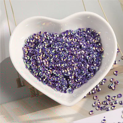 1000gab./partija 3/4mm vidējā cauruma adata, ieliekta sequins PVC pailletes DIY amatniecības kāzu šūšana roku darbs Lentejuelas aksesuāri
