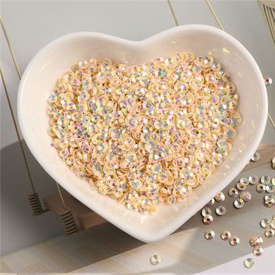 1000gab./partija 3/4mm vidējā cauruma adata, ieliekta sequins PVC pailletes DIY amatniecības kāzu šūšana roku darbs Lentejuelas aksesuāri