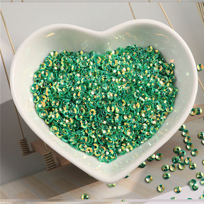 1000gab./partija 3/4mm vidējā cauruma adata, ieliekta sequins PVC pailletes DIY amatniecības kāzu šūšana roku darbs Lentejuelas aksesuāri