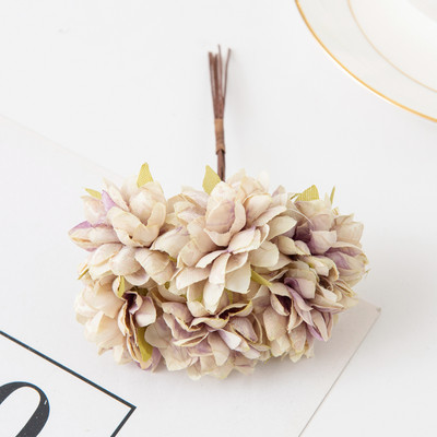 6gab 11cm mākslīgie ziedi zīda mini neļķe kāzu rokdarbu vainags aksesuāri Ziemassvētku pašdarināt mājas dekorēšana scrapbooking