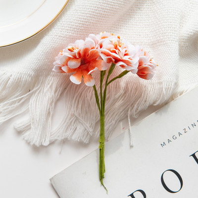 24 db Művirág Selyem Mimi Szegfű Otthon Karácsonyi Dekoráció Esküvői Kézműves Koszorú Kültéri Kert Scrapbook Kiegészítők