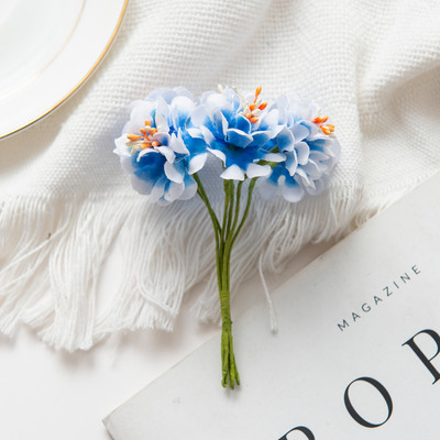 24 db Művirág Selyem Mimi Szegfű Otthon Karácsonyi Dekoráció Esküvői Kézműves Koszorú Kültéri Kert Scrapbook Kiegészítők