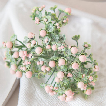 6 τεμ. Τεχνητά λουλούδια από αφρό Μίνι μπουκέτο καραμέλα Ψεύτικα φυτά Χριστουγεννιάτικες γιρλάντες Scrapbooking Βάζο για διακόσμηση Γάμος σπιτιού
