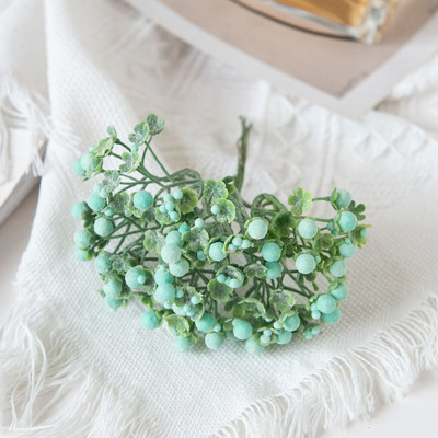 6Gb Mākslīgie putu ziedi Mini pušķis konfekšu kaste Viltus augi Ziemassvētku vītnes Scrapbooking Vāze dekorēšanai mājas kāzās