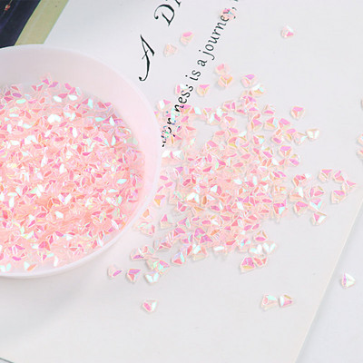 10g/Συσκευασία διαφανές ροζ Mix Moon Dot Shell Swan Nail Sequins Paillettes Wedding Craft, Slime Making Wedding Decorating Confetti