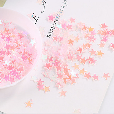 10g/Συσκευασία διαφανές ροζ Mix Moon Dot Shell Swan Nail Sequins Paillettes Wedding Craft, Slime Making Wedding Decorating Confetti