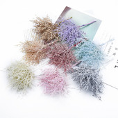 10 gab. Mini mākslīgo ozolzīļu lapu puķu augs kāzu mājas vainaga dekorēšanai DIY Scrapbooking Amatniecības Ziemassvētku aksesuāri