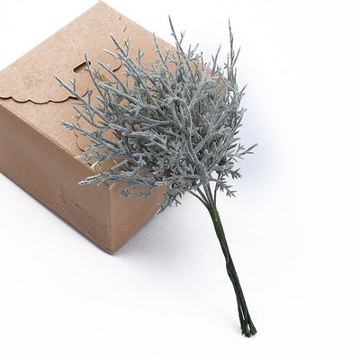 10 gab. Mini mākslīgo ozolzīļu lapu puķu augs kāzu mājas vainaga dekorēšanai DIY Scrapbooking Amatniecības Ziemassvētku aksesuāri