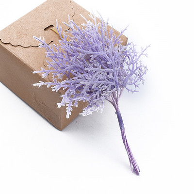 10 gab. Mini mākslīgo ozolzīļu lapu puķu augs kāzu mājas vainaga dekorēšanai DIY Scrapbooking Amatniecības Ziemassvētku aksesuāri