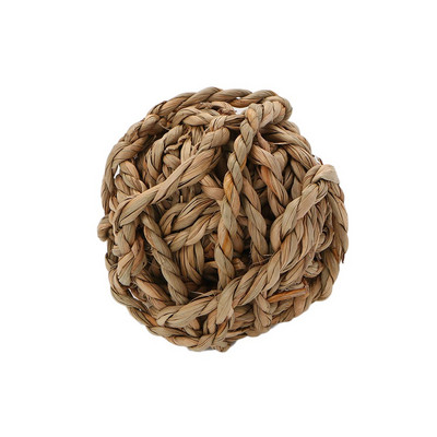 Mājdzīvnieku jautra papagaiļa rotaļlieta, dobi ritošā bumbiņu rotaļlieta papagaiļai putnu košļājamā rotaļlieta Papagaiļa pītas rotangpalmas rotaļlietu bumbas