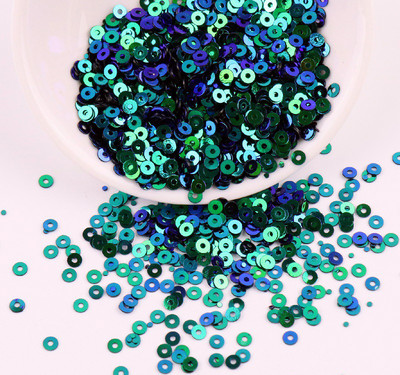 2mm 3mm 4mm PVC apaļi vaļīgi fliteri apģērbu šūšanai aksesuāri DIY Spangles Amatniecība Dekorācija Lentejuelas vizulis