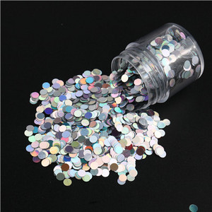 1 Burciņa Jaukti Spangles Mirdzoša Zvaigzne Mēness Sirds Punkti Sequins Lāzers Spīdīgs Hologrāfisks Dekors DIY Nagu lakas Padomi Žilbinoša Paillette