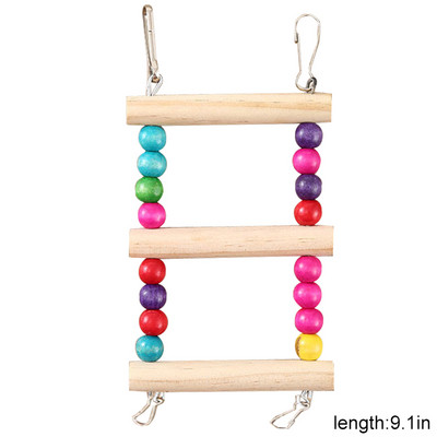 Putni Rotaļlieta Koka Kāpnes Šūpoles Skrāpis Asaris Kāpšana 3/4/5/6/7 Kāpnes Putnu būris Kāmji Papagaiļi Rotaļlietas Piekārti Mājdzīvnieku piederumi