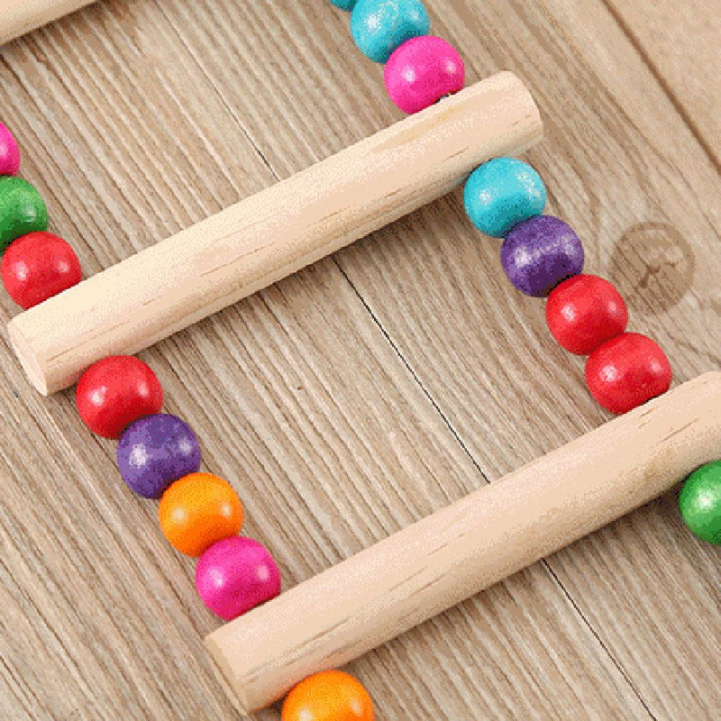 Putni Rotaļlieta Koka Kāpnes Šūpoles Skrāpis Asaris Kāpšana 3/4/5/6/7 Kāpnes Putnu būris Kāmji Papagaiļi Rotaļlietas Piekārti Mājdzīvnieku piederumi