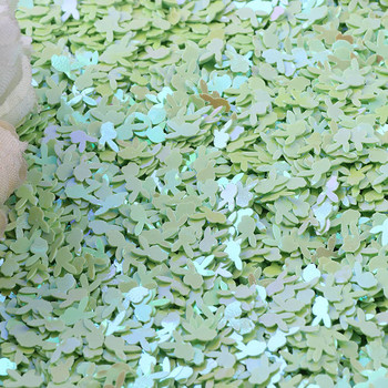 10 г пайети с глава на заек Свободни пайети за занаяти 6 мм бляскави конфети Декорация на ноктите с пайети Направи си сам шевни аксесоари