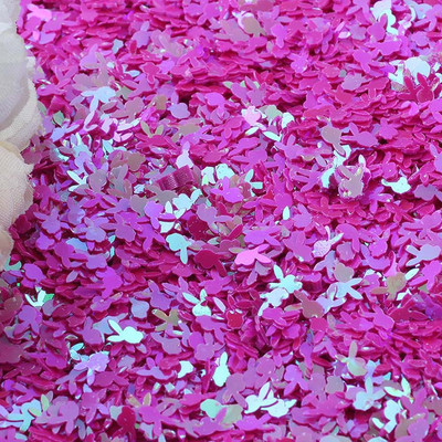 10g Παγιέτες με κεφαλή κουνελιού Χαλαρές παγιέτες για χειροτεχνίες 6 χιλιοστών γκλίτερ κομφετί νύχια καλλιτεχνική διακόσμηση Παγιέτες DIY Αξεσουάρ ραπτικής