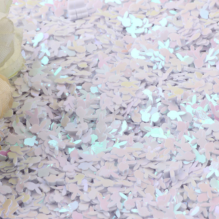 10g Παγιέτες με κεφαλή κουνελιού Χαλαρές παγιέτες για χειροτεχνίες 6 χιλιοστών γκλίτερ κομφετί νύχια καλλιτεχνική διακόσμηση Παγιέτες DIY Αξεσουάρ ραπτικής