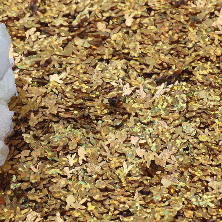 10g Παγιέτες με κεφαλή κουνελιού Χαλαρές παγιέτες για χειροτεχνίες 6 χιλιοστών γκλίτερ κομφετί νύχια καλλιτεχνική διακόσμηση Παγιέτες DIY Αξεσουάρ ραπτικής