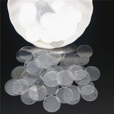 3mm 4mm 5mm 6mm caurspīdīgs kristāla fliteru kauss plakanā, apaļā PVC vaļīgi vizuļi paštaisītiem, roku darbs šūšanas piederumiem 10g