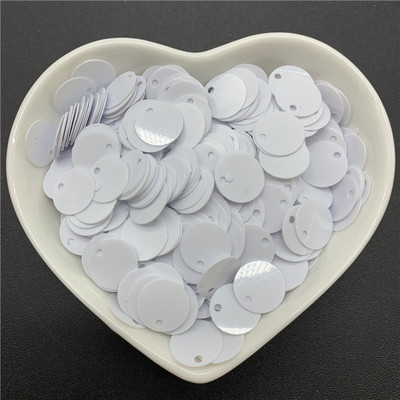 400 db 10 mm-es színes nagy flitterek 1 oldalsó lyukkal PVC lapos, kerek, laza flitteres paletták Varró kézműves barkács Scrapbooking medál