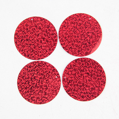 Paillette piros flitter 3 mm-25 mm PVC laza flitterek Paillette körömdíszítés Scrapbooking varrás barkácsolás esküvői dekoráció Lentejuelas