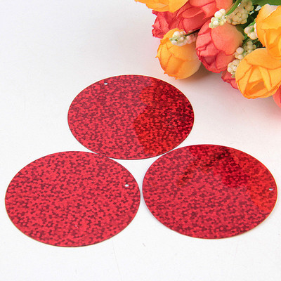 Paillette piros flitter 3 mm-25 mm PVC laza flitterek Paillette körömdíszítés Scrapbooking varrás barkácsolás esküvői dekoráció Lentejuelas