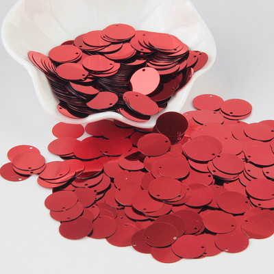 Paillette piros flitter 3 mm-25 mm PVC laza flitterek Paillette körömdíszítés Scrapbooking varrás barkácsolás esküvői dekoráció Lentejuelas