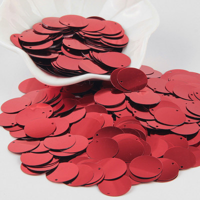 Paillette piros flitter 3 mm-25 mm PVC laza flitterek Paillette körömdíszítés Scrapbooking varrás barkácsolás esküvői dekoráció Lentejuelas