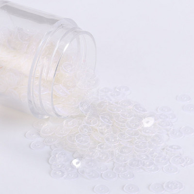 2000 gab./Partijas izmērs 4mm AB Caurspīdīgi sequins PVC plakani apaļi vaļīgi fliteru paletes amatniecībai, sieviešu apģērbu šūšanas apļa šķēle