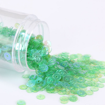 2000 gab./Partijas izmērs 4mm AB Caurspīdīgi sequins PVC plakani apaļi vaļīgi fliteru paletes amatniecībai, sieviešu apģērbu šūšanas apļa šķēle