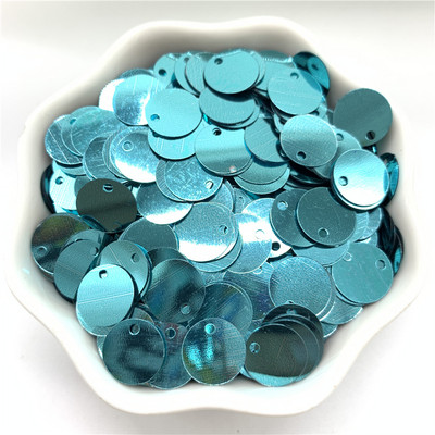 400db 10 mm-es PVC lapos, kerek laza flitterek 1 oldalsó lyukkal Paillette varrás Esküvői kézműves kiegészítők Barkácsolás medál flitter